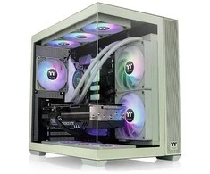 Midi Thermaltake View 380 TG ARGB Matcha Žalias
