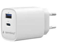 GEMBIRD 2-port 30 W USB fast charger
