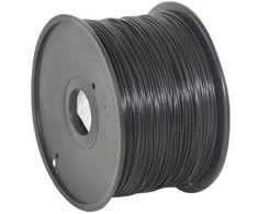 Gembird PLA juodos spalvos kasetė, 1,75 mm, 1kg, siaura ritė