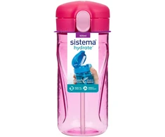 Gertuvė Sistema 520ml Tritan Quick Flip Bottle Rožinė