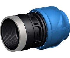 Fischer Perėjimo mova 25 mm x 1/2 - iJOINT PN16. PP-NBR