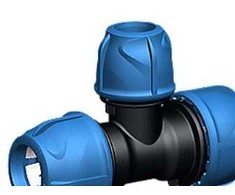 Gf Georg Fischer T formos jungtis 63 mm - iJOINT PN16. PP-EPDM