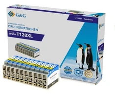 Tušas G&amp;G kasetė su tušu 10 vnt. Alternatyva Aukšta (XL) išeiga Cyan Geltona Purpurinė Juoda