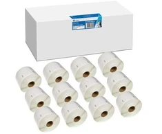 G&amp;G 12x Etiketės 32 mm x 57 mm, suderinamos su Dymo 11354 / S0722540