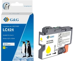 Tusz G&amp;G rašalo kasetė 1 vnt. Pakaitalas Geltona (20595)