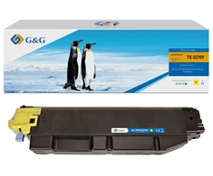 Su G&amp;G suderinamas dažiklis su Kyocera TK5270Y, NT-PKTK5270Y, geltonas, 6000s