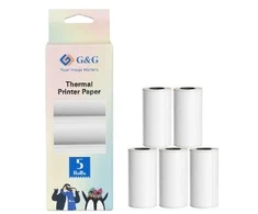 G&amp;G Terminis popierius 5 vnt. 57 x 30 mm 6,6 m ilgio