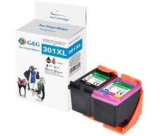 Tusz G&amp;G Wysokiej jakości kartridże do HP 301XL BKxC 2er Set