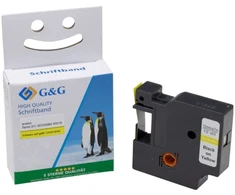 G&amp;G | Ninestar Kompatibel mit Dymo D1/45018/S0720580 Schriftband 12mm x 7m
