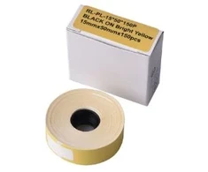 G&amp;G Etykiečių rulonas (150 atskirų etykiečių) geltona, 15 x 50 mm