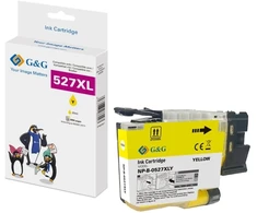G&amp;G rašalas rašalo kasetė 1 vnt. Pakaitinis Didelis (XL) našumas geltona (22064)