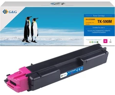 Toneris G&amp;G suderinamas su Kyocera TK590M, NT-CKTK590M, magenta, 5000 psl.