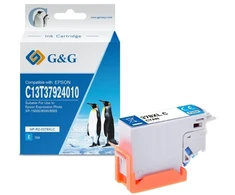 G&amp;G kompatybilny ink / tusz su C13T37924010, NP-E-0378XLC, cyan
