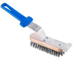 Bosch for grills. Nerūdijantis plienas bristles.With scraper