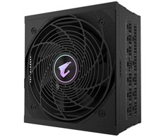 „GIGABYTE AORUS ELITE P1000W ICE“ maitinimo blokas – PCIe 5.0, 80 PLUS Platinum, pilnai modulinis dizainas, 120 mm ventiliatorius, suderinamas su ATX 3.0, ES kištukas, 1000 W, 100–240 V, 50/60 Hz, 15–6,5 A, aktyvus, 125 W
