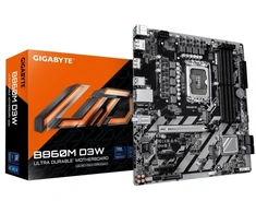 Pagrindinė plokštė GIGABYTE B860M D3W płyta główna Intel B860 LGA 1851 (Socket V1) micro ATX