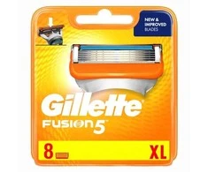 Gillette Fusion 5 skustuvo peiliukai – 8 vnt. pakuotė