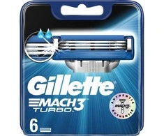 Gillette Skustuvo peiliukai Mach3 Turbo 6 vnt.