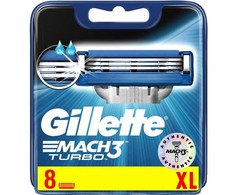 Gillette Skustuvo peiliukai Mach3 Turbo 8 vnt.