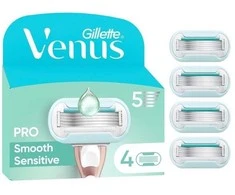 Gillette „Venus Deluxe Smooth“ jautriai odai skustuvo peiliukai