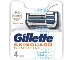 Gillette Skutimosi peiliukai odos apsaugai 4 vnt.