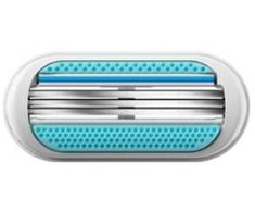 Gillette Venus - Lygūs skutimosi peiliukai moterims - Mėlyni/Balti - 8 vnt.