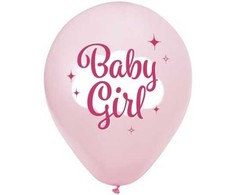 Globos Europe Bv Mergaitei lateksiniai balionai, 8 vnt.