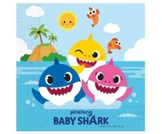 Globos Europe Bv Baby Shark servietter