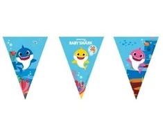 Globos Europe Bv Baby Shark vimpelguirlande