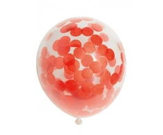 Globos Europe Bv Burbuliukai, raudoni konfeti