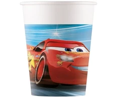 Globos Europe Bv Disney Cars Pergalė Mano Popieriniai puodeliai 8 vnt. 200 ml FSC