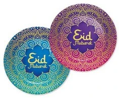Globos Europe Bv Eid Mubarak lėkštės, 23 cm