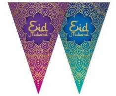 Globos Europe Bv Eid Mubarak vėliavėlės girlianda, 6 m