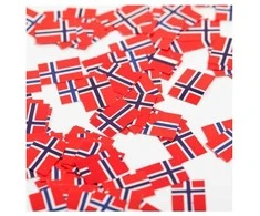 Globos Europe Bv Norvegijos vėliavos konfeti