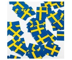 Globos Europe Bv Švedijos vėliavos konfeti