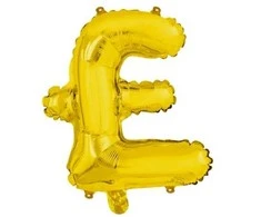 Globos Europe Bv Folijos balionas £, auksinis, 41 cm