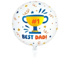 Globos Europe Bv Folijos balionas Geriausias tėtis, 46 cm