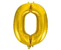 Globos Europe Bv Folijos balionas auksinis 0,86 cm