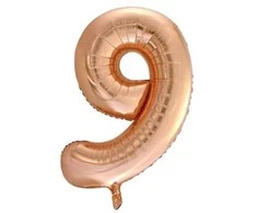 Globos Europe Bv Folio kamuolys rožinio aukso spalvos 9, 86 cm