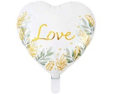 Globos Europe Bv Širdies formos folijos balionas, Love 46 cm