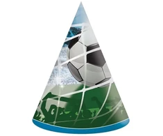 Globos Europe Bv Futbolo gerbėjų popierinės kepuraitės, 6 vnt.