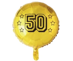 Globos Europe Bv Auksinis folijos balionas, 46 cm