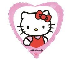 Globos Europe Bv Hello Kitty širdelės formos folijos balionas, 46 cm