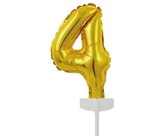 Globos Europe Bv Folijos balionas tortui, 4 auksiniai