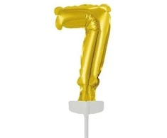 Globos Europe Bv Folinis torto balionas, 7 aukso spalvos