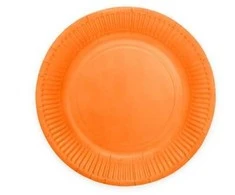 Globos Europe Bv Oranžinis paptallerkner, 18cm 20 stk