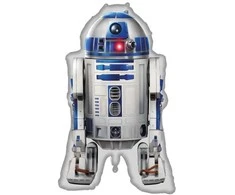 Globos Europe Bv R2D2 folijos kamuolys, 101 x 73 cm