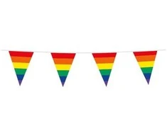 Globos Europe Bv Vaivorykštės vėliavėlės girlianda
