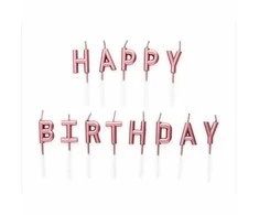 Globos Europe Bv Rose auksinis kagelys Happy birthday