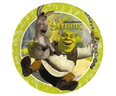 Globos Europe Bv Shrek lėkštės, 8 vnt.